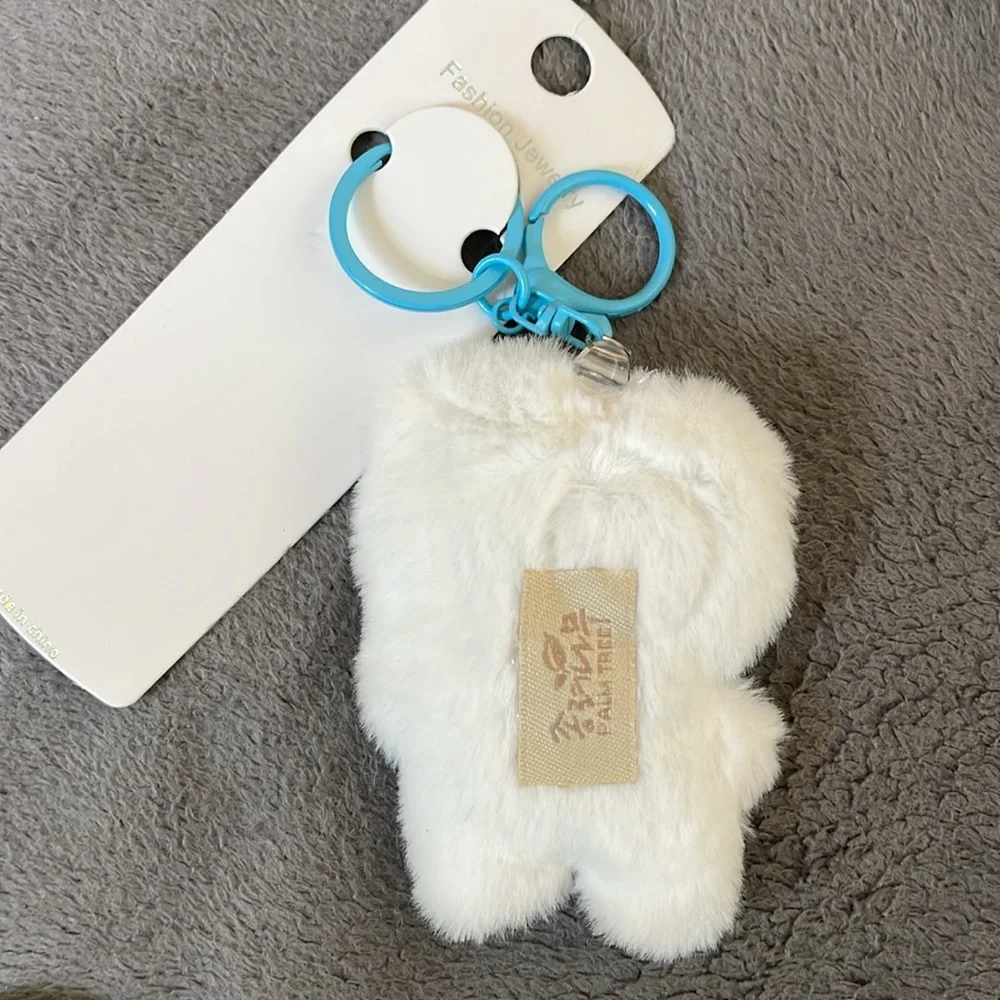 Hello Kitty Plush Keychain nwt key ring, and claw clip